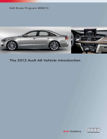 SSP 990613 The 2012 Audi A6 Vehicle Introduction 